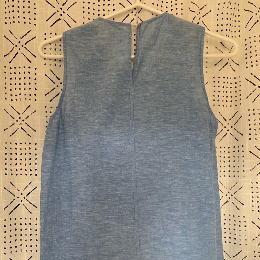J.Crew Factory Crosshatch Embroidered Shell - Picture 5 of 6